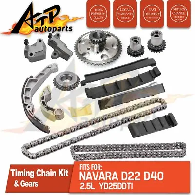 For Nissan Navara D40 2.5 TD YD25DDTi Diesel Timing Chain Conversion Kit W/Gears • $150