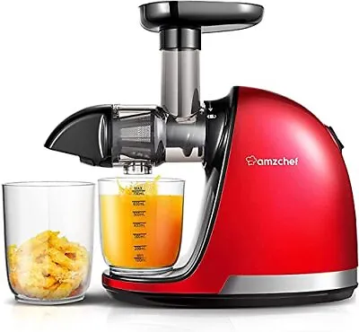 Juicer Machines - Cold Press Slow Juicer -Masticating Juicer Whole Fruit • £105.99