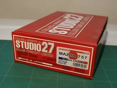 $201.25 • Buy Rare Studio27 1:24 Mazda 757 Le Mans 1986 2-opt Curbside Kit + Extra Decal Sheet