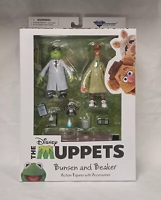 Muppets Best Of Series 2 Bunsen And Beaker Action Figure Diamond Select - NEW • £39.99