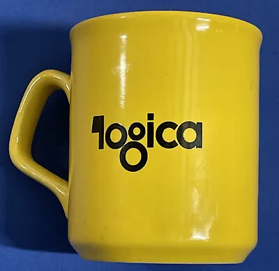 Vintage Logica Yellow Ceramic Mug Tams • £8