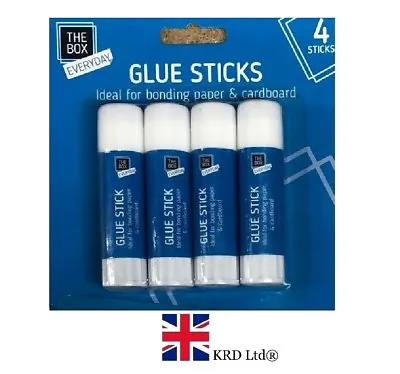 £2.89 • Buy 4x GLUE STICKS Washable Non Toxic Kids Children School Craft Glue Adhesives GEMS