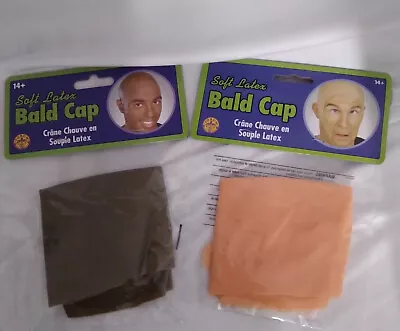 Latex Bald Cap Choice Flesh Pink Dark Skin Special Fx Makeup Life Cast Stage Act • $11.39