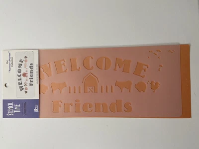 £3 • Buy Folk Art Triple Template Stencil Farmers Market Country Sign Maker