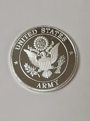 United States Army Armed Forces 1 Oz Silver Round Coin • $49.95
