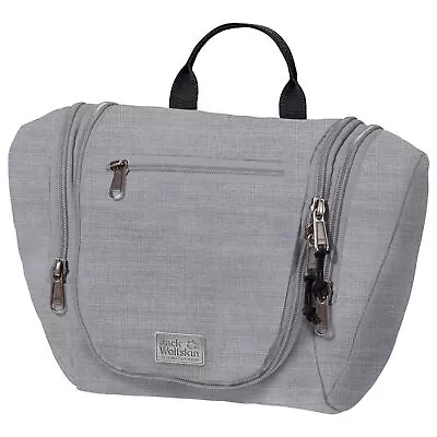 Jack Wolfskin Caddie Bag Toiletries Pouch Washbag Grey 8006851 6060 • £18.99