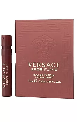 VERSACE EROS FLAME Cologne For Men Eau De Parfum Samples Spray Vial 0.03oz 1ml. • $8.99