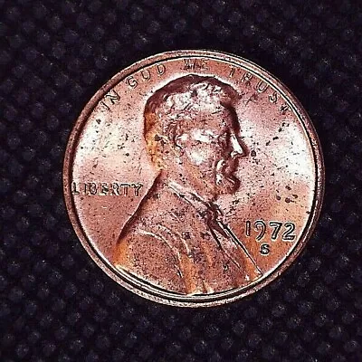 1972-S Lincoln Memorial Cent 1(C) Uncirculated Original Red  • $1