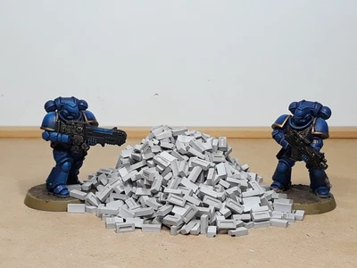 £12 • Buy 1000 1:35 Scale Bricks - Wargaming Scenery, Diorama, Warhammer