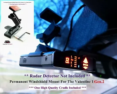 $34.90 • Buy New Design Permanent Windshield Mount Bracket V1 Valentine1 Gen2 Radar Detector
