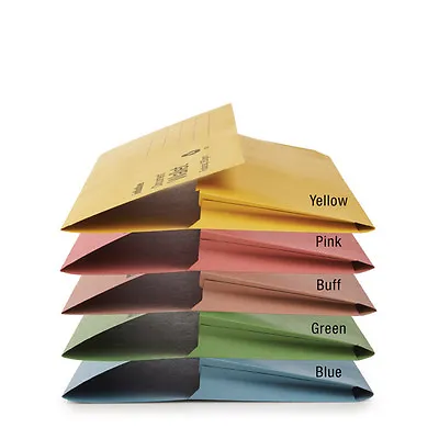 £10.95 • Buy 30 X Premium Foolscap Document Wallet Filing Folders Choice Of Colours 