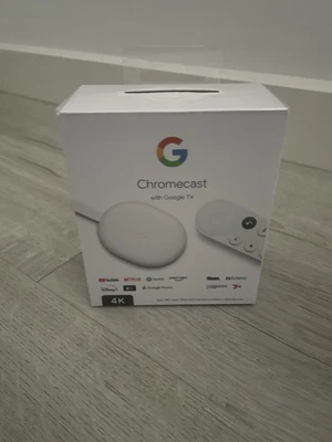 $16.50 • Buy Google Chromecast With Google TV 4К Media Streamer With Google Assistant - Snow