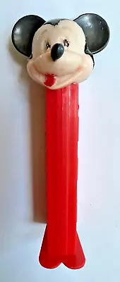 PEZ Vintage 1980's Mickey Mouse Dispenser 3.9 Austria Thin Feet Removable Nose • $14.99