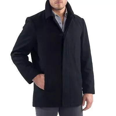 Alpine Swiss Vance Mens Jacket Wool Blend Button Up Coat Dress Car Coat Blazer • $44.99