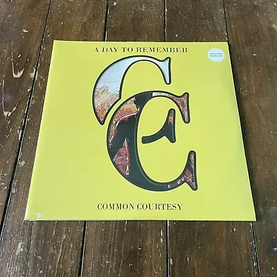 A Day To Remember - Common Courtesy Vinyl Record SEALED 2xLP Yellow/Clear 2020 • $48