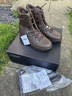 NEW Altberg Defender MTP Brown Leather Vibram Combat Boots Size 6L UK UNISEX • £60