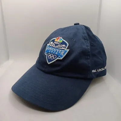 NBC Winter Olympics Vancouver 2010 Adjustable Hat Navy Blue Local Media NIKE • $9.99