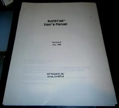 £14.73 • Buy Apple Lisa RAMSTACK 2 MB User Manual - 1985 - 8 Pages