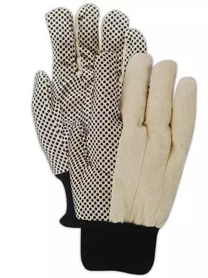 Multimaster T30P Cotton Glove Knit Wrist Cuff Men'S (60 Pair) Off-White/Polka • $96.93