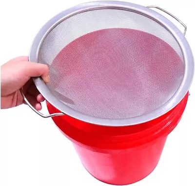 Fine Mesh Paint Strainer 60 Mesh Stainless Steel Paint Filter Fits 5 Gallon Box • $18.99