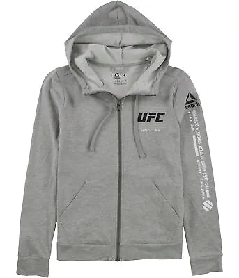Reebok Womens UFC HRSD 93 Hoodie Sweatshirt Grey Medium • $45.53