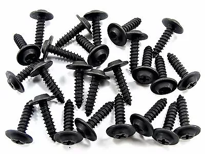 $10.40 • Buy Ford Truck Black Trim Screws- #10 X 3/4  Flat Top- 1/2  Head Dia- 25 Screws #205
