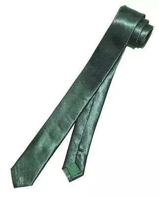 COVONA Narrow NeckTie EXTRA Skinny FORREST GREEN Thin Men's Neck Tie • $8.95