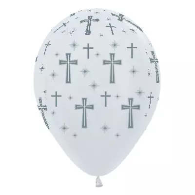 First Communion Holy Cross Baptism Christening 6pk Balloons • $10.95