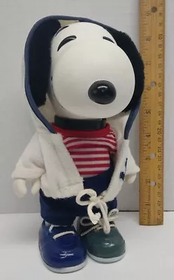 Vintage Snoopy Vinyl Body With Cloth Ears And Clothes  • $19.95