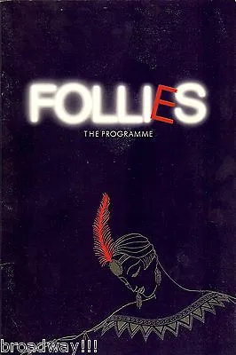 Stephen Sondheim  FOLLIES  Dolores Gray / Julia McKenzie 1987 London Playbill • $33.95