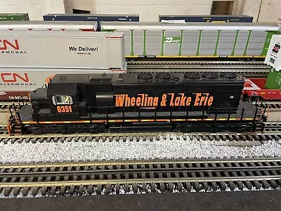 MTH Premier SD40-2 Diesel Engine Wheeling & Lake Erie #6351 • $400