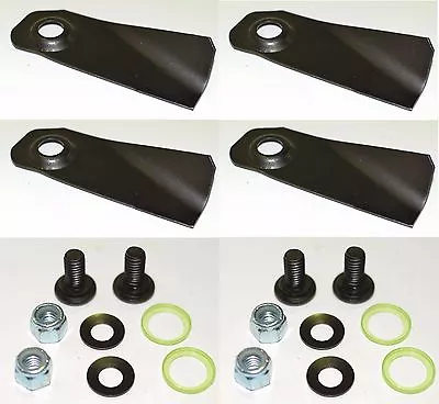 $18.58 • Buy 2 Pair Victa 18 Inch Cut Lawn Mower Blade Set - 4 Blades, 4 Bolt Sets 