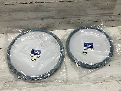 £48.06 • Buy Denby Azure Dinner Plate & Salad Plate 2pc Set New