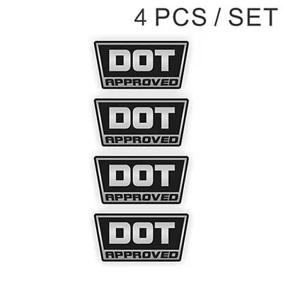 4pcs/Set Motorcycle Helmet DOT Stickers Decals Vinyi • $6.99