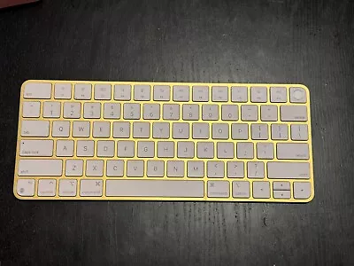 YELLOW Apple Magic Keyboard With Touch ID For Mac Bluetooth IMac Apple Silicon • $99.99