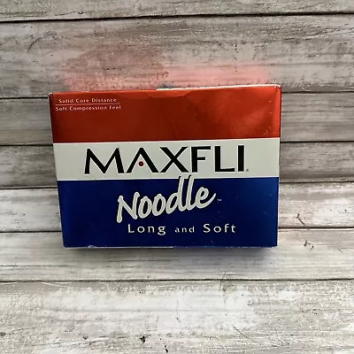 Maxfli Noodle Golf Balls Long & Soft Solid Core 12 Pack New Made In The USA • $29.95