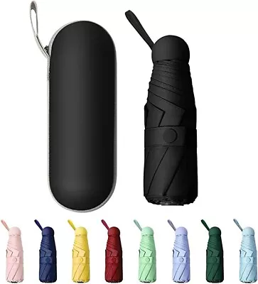 $25.49 • Buy Mini Windproof Folding Travel Umbrella, Sun & Rain Umbrellas, Compact Portable F