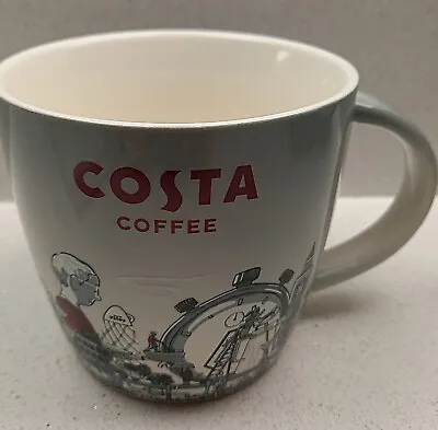 Large Costa Coffee Mug Cup London Landmarks VGC • £9.99
