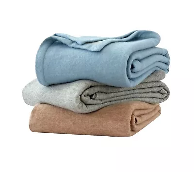 100% Superfine Australian Merino Reversible Wool Blanket • $299