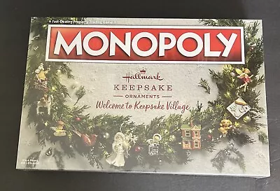 Monopoly - Hallmark Keepsake Ornaments Keepsake Village Board Game 2021 Sealed • $17.99