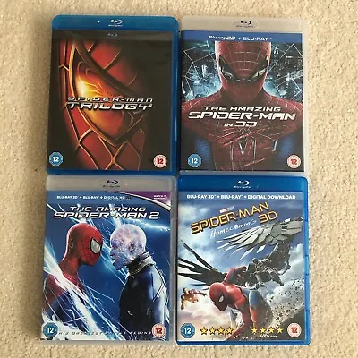 Marvel Spider-Man Blu Ray Collection 6 STORIES Inc Trilogy • £19.99
