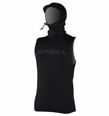 O'Neill Thermo X Vest W/ Neoprene Hood - Men's - Medium / Black • $84.95