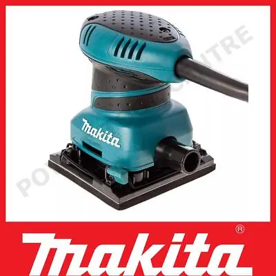 Makita BO4555 110 Volt 1/4  Dustless Palm Sander And Dustbag Hook & Loop + Clamp • £74.99
