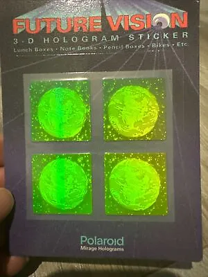 VTG Future Vision Polaroid 3-D 90's Mirage Holograms - PLANET EARTH • $14.99