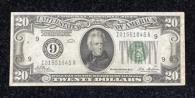 1928 $20 Minneapolis Federal Reserve Note  • $95