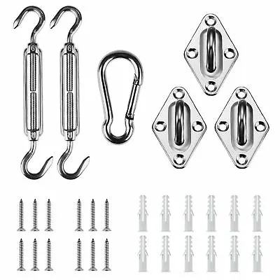 Sun Shade Sail 6  Hardware Kit For Triangle Heavy Duty Shade Sail Installation • $9.14