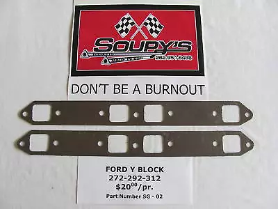 Ford Y Block Exhaust Gaskets • $20