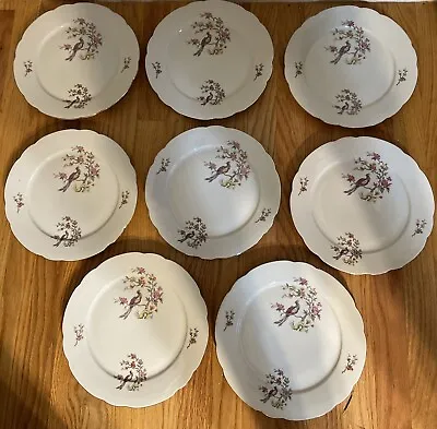Kahla German Democratic Republic Dinner Plates Set Of 8  Gold Trim 10” • $39.95
