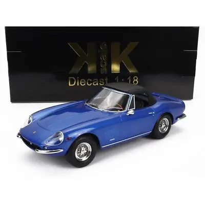Mini Car 1/18 Ferrari 275 GTB/4 KK-SCALE 1/18 1967 BLUE MET KKDC180238 • $262.94