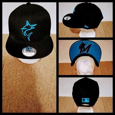 Miami Marlins Mlb Baseball Snapback Hat. • $25